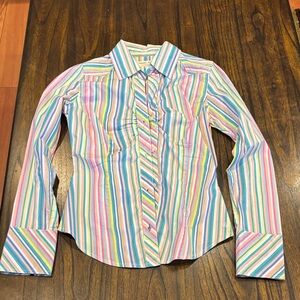 Vintage Tommy Hilfiger (Tommy Jeans) long sleeve button up stripe shirt